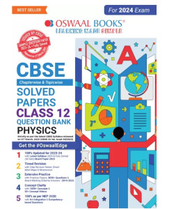 Oswaal  CBSE Class 12 Physics Question Bank 2023-24